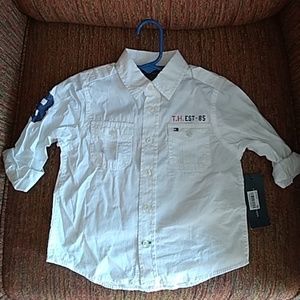 NWT 2T Tommy Hilfiger Long Sleeve Button Down